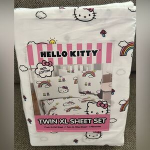 Hello Kitty Twin XL Sheet Set